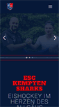 Mobile Screenshot of esc-kempten.de